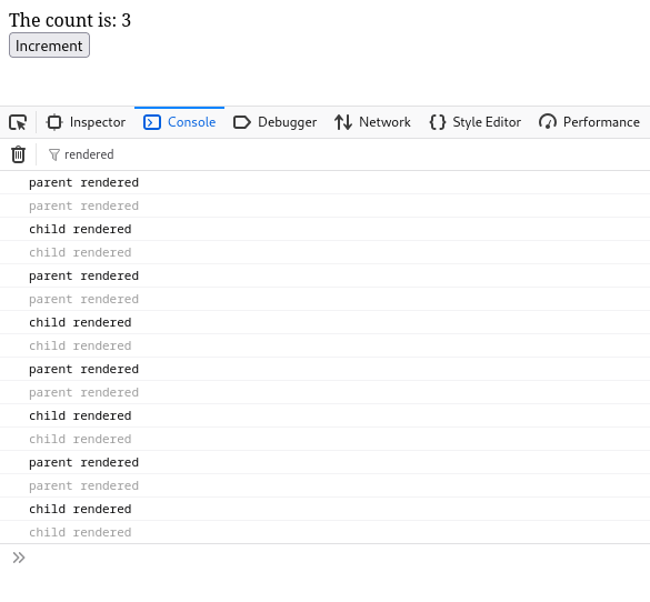 Result after 3 clicks